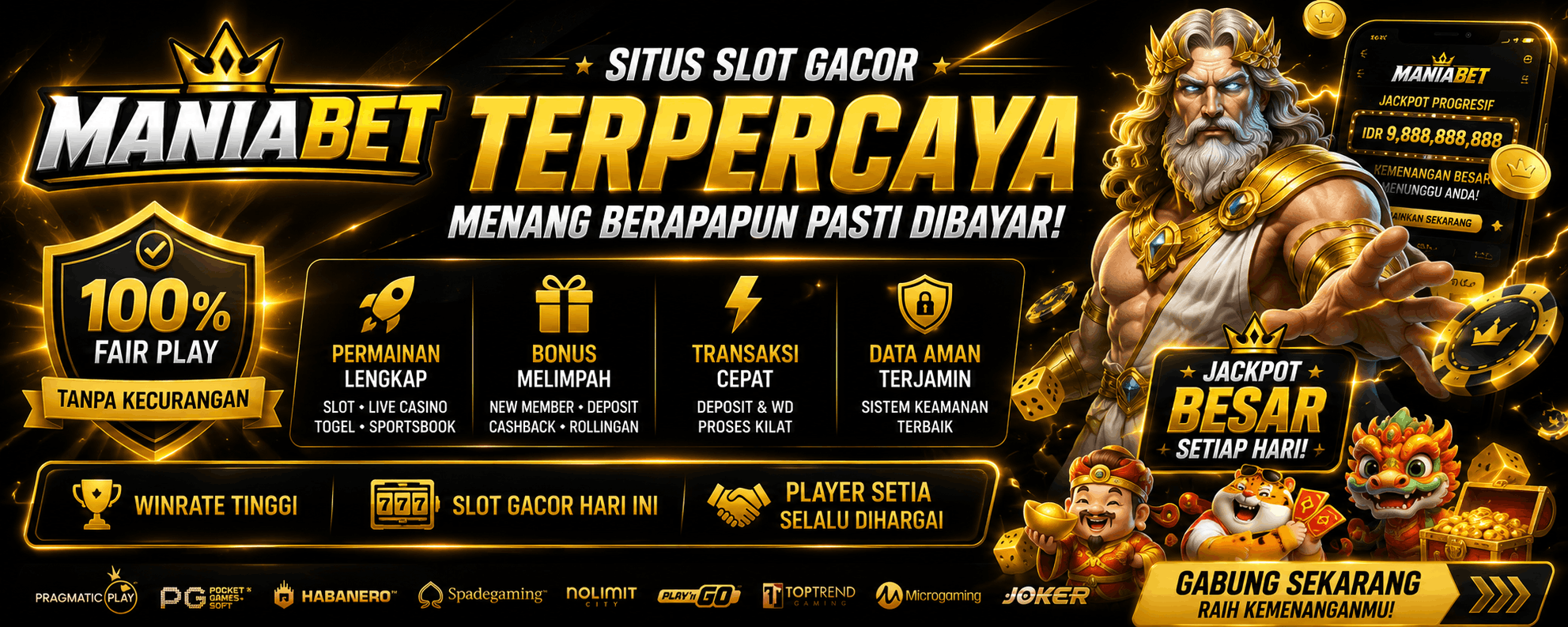 SELAMAT DATANG DI MANIABET: Situs Slot Gacor Terbaru 2026